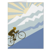 Uphill Cyclist Illustration (Front)