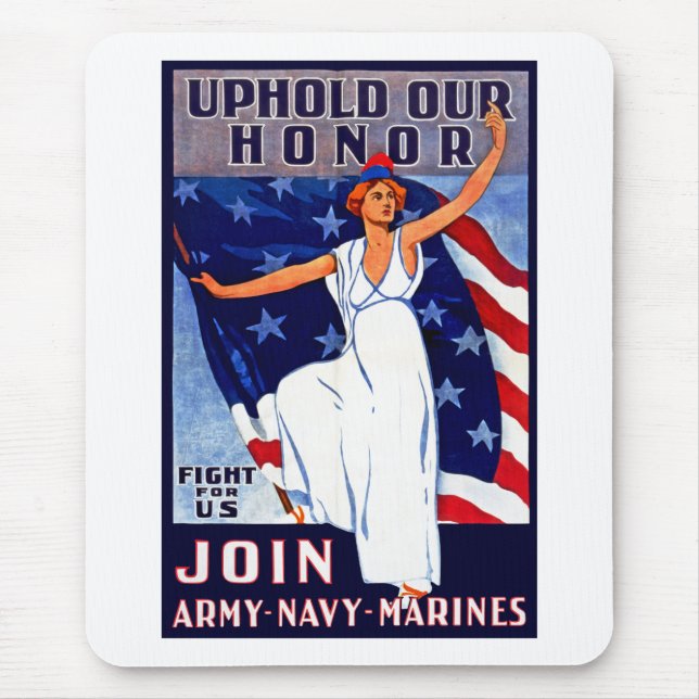 Uphold Our Honor Mouse Pad (Front)