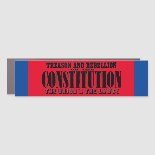 Uphold The Constitution Car Magnet (Front)