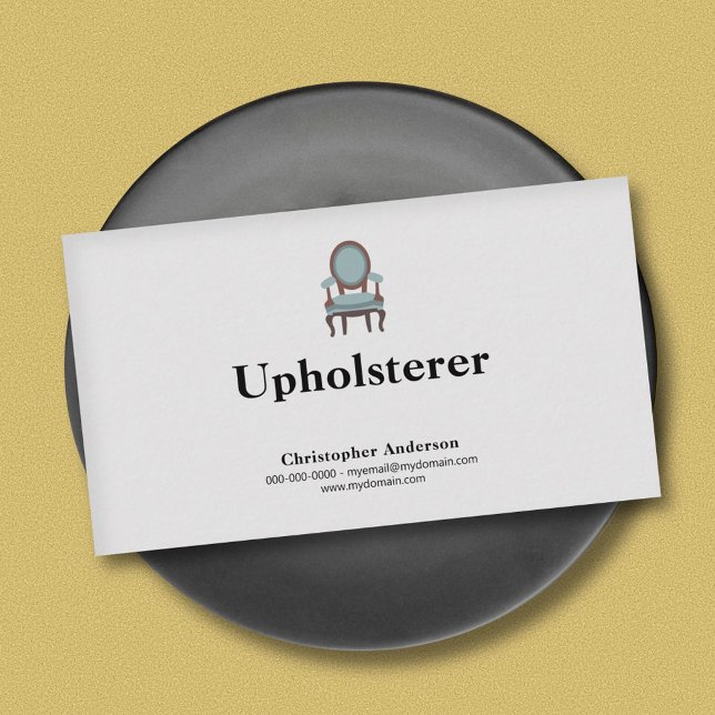 Upholsterer Business Card (Upholsterer Business Card)