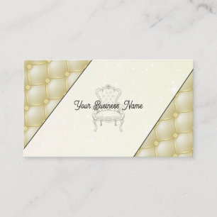 Upholstery Store Owner Business Card