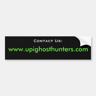 UPI Contact Us Bumper Sticker