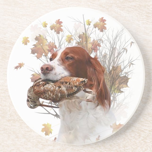 Upland Game Bird Hunting Coaster (Front)