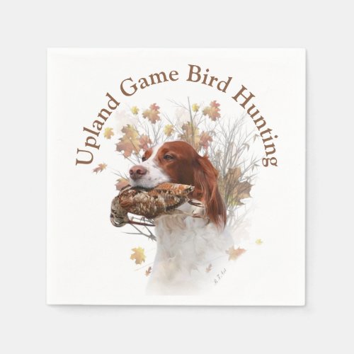 Upland Game Bird Hunting Napkins