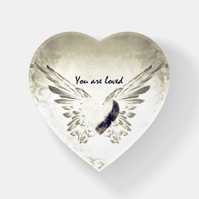 Uplift & Encourage Quote: You are Loved Paperweight (Front)
