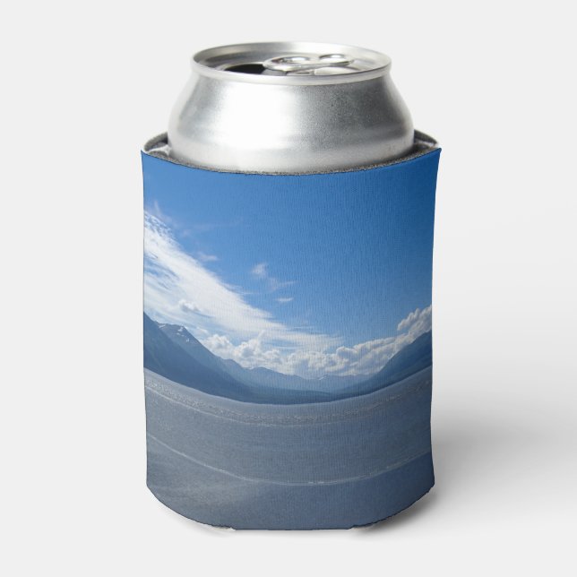 Uplifting Alaska Mountains Can Cooler (Can Front)