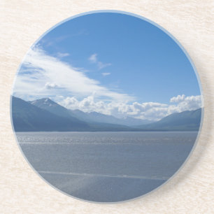 Uplifting Alaska Mountains Drink Coaster
