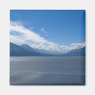 Uplifting Alaska Mountains Magnet