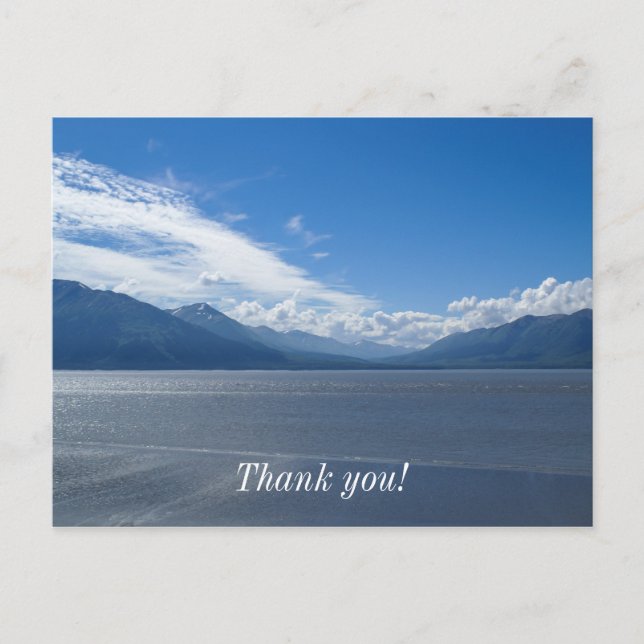 Uplifting Alaska Mountains Postcard (Front)