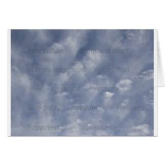 Uplifting Clouds Greeting Cards