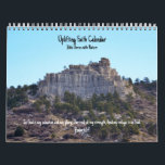 Uplifting Faith Bible Verse Nature Calendar<br><div class="desc">This pretty bible verse calendar features my original photographic art of nature scenes – Each page also has a bible verse that is uplifting to strengthen faith. These calendars are high quality and vibrant. You may choose other sizes and other options if desired. This unique calendar would make a great...</div>