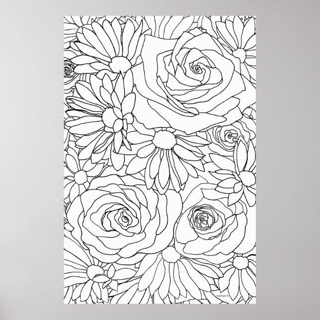 Uplifting Flowers Poster (Front)