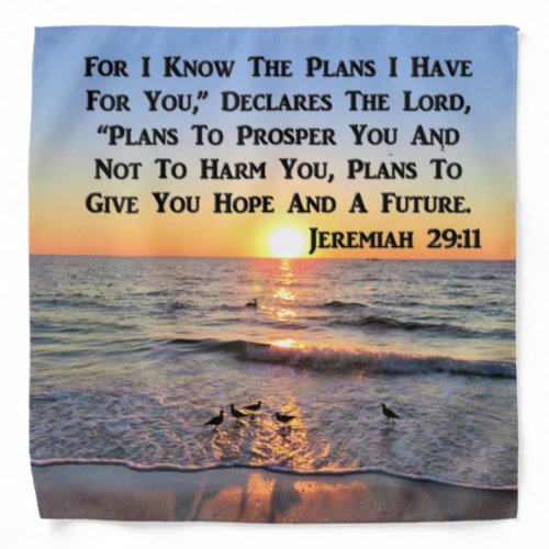 UPLIFTING JEREMIAH 2911 SUNRISE BANDANA