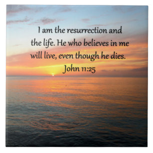 UPLIFTING JOHN 11:25 PHOTO TILE