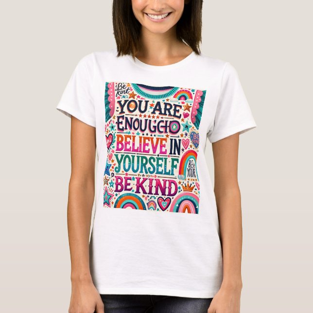  Uplifting Kids Clothing Design- Empowerment T-Shirt (Front)
