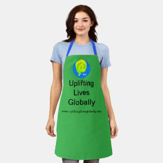 Uplifting Lives Globally, Apron - Green