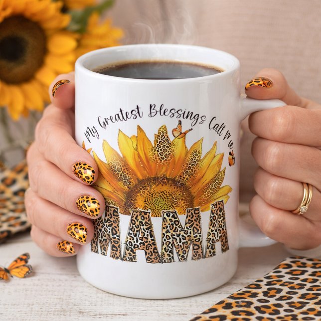Uplifting Sunflower Message for Mama Coffee Mug (Creator Uploaded)