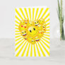 Uplifting Sunshine Yellow Positive Happy Vibes Card