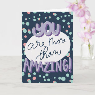 Uplifting Thank You Card with Bubble Letters