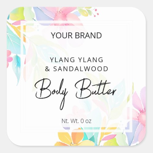 Uplifting Vibe Body Butter Jar Labels