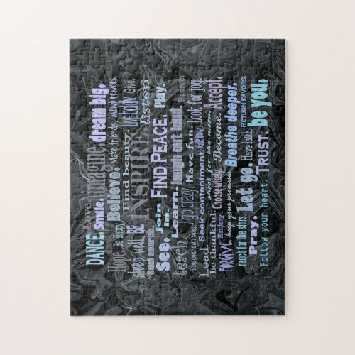 Uplifting words jigsaw puzzle