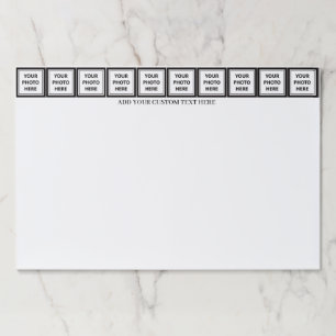 Upload 10 Photos & Add Text – Customize Picture Paper Pad