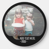 Upload 1 Horizontal Photo - white Text Talk Bubble Wireless Charger (Front)
