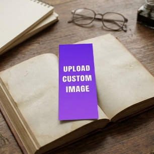 Upload 2 Custom Image - Add Your Own To Print On A Bookmarks