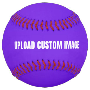 Upload 2 Custom Image - Add Your Own To Print On A Softball