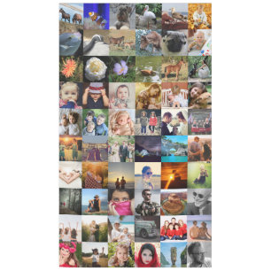 Upload 64 photo tablecloth