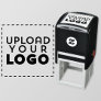 Upload A Business Logo Custom Square Rubber Self-inking Stamp