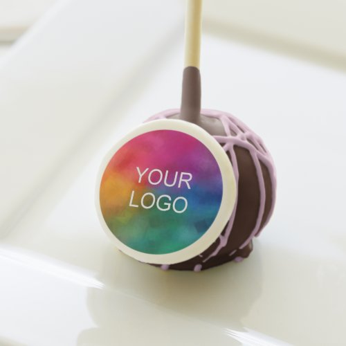 Upload Add Your Company Logo Emblem Here Template Cake Pops
