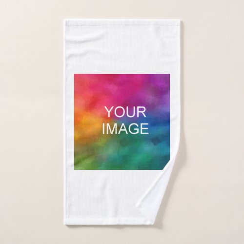 Upload Add Your Own Image Photo Logo Template Bath Towel Set