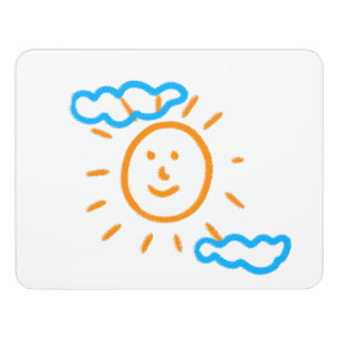 Upload Art Drawing Turn Kids Artwork to Door Sign