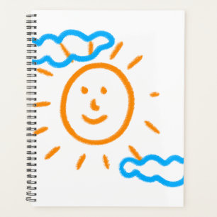 Upload Art Photo Turn Kids Artwork to Planner