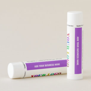 Upload Business Logo Add Text Promotional Lip Balm