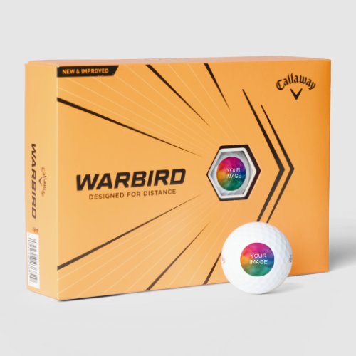 Upload Business Logo Callaway Warbird 12 Pack Golf Balls
