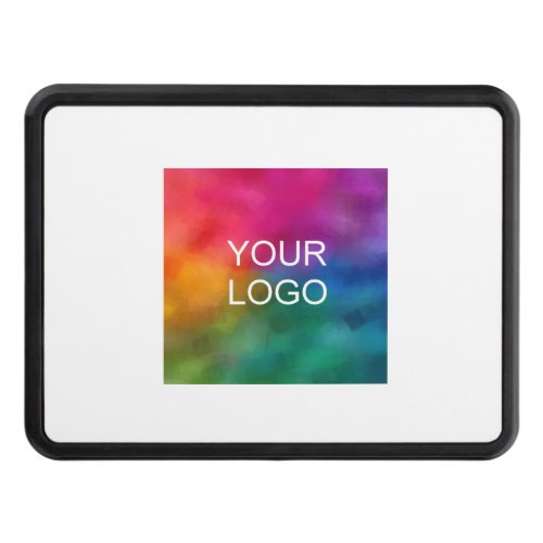Upload Business Logo Here Custom Simple Template Hitch Cover