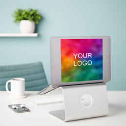 Upload Business Logo Here Custom Template Sticker