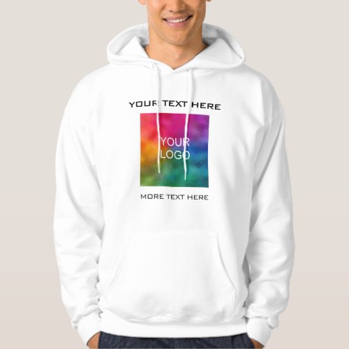 Upload Business Logo Here Mens Create Your Own Hoodie