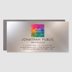 Upload Business Logo Modern Template Custom Car Magnet