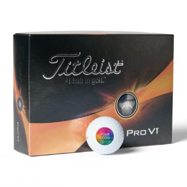 Upload Business Logo Titleist 2023 Pro V1 12 Pack Golf Balls