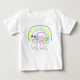 Upload Childs Drawing Turn Kids Artwork to Baby T-Shirt