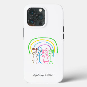 Upload Childs Drawing Turn Kids Artwork to iPhone 13 Pro Case