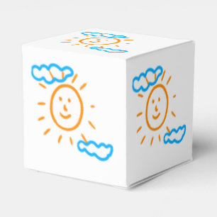 Upload Childs Drawing Turn Kids Artwork to Favor Boxes