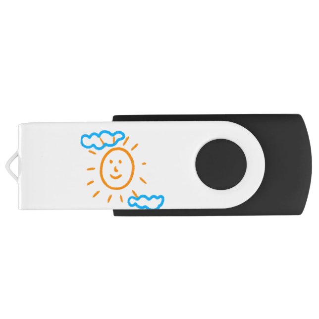 Upload Childs Drawing Turn Kids Artwork to Flash Drive (Back)