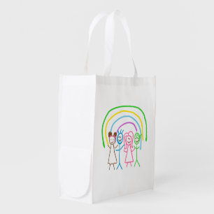 Upload Childs Drawing Turn Kids Artwork to Grocery Bag
