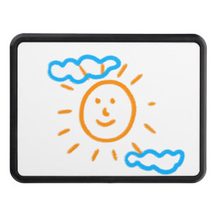 Upload Childs Drawing Turn Kids Artwork to Hitch Cover