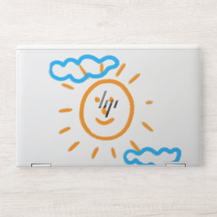 Upload Childs Drawing Turn Kids Artwork to HP Laptop Skin
