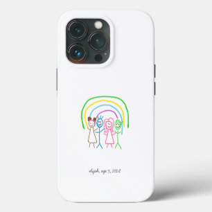 Upload Childs Drawing Turn Kids Artwork to iPhone 13 Pro Case